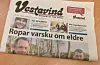 I 2023 blir det mykje dyrare å både produsere og distribuere papiravisa. Difor auka også Vestavind sitt papir-abonnement i pris, mens prisen for digitalt abonnement blir heldt i ro.FOTO: TORSTEIN TYSVÆR NYMOEN