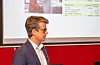 Rådmann Jostein Førre presenterte budsjettforslaget for kommunestyret måndag. Foto: Einar Vestvik