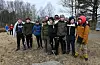 5.-klasse ved Sveio skule stiller seg ivrig opp framføre kameraet. F.v.: Kajetan Sydon, Adrian Kinn Bjelland, Aiden Haukås Sørskår, Liam Lillefosse Lokna, Simon Haukvik, Leander Vestvik Lokna, Sjur Folgerø, Odin Bua Semb, Olav Haara Matre, Adrian Haraldsen Johannessen, Victor Risanger Hinderlid og Kåre Grinde Vikse. FOTO: GUNNHILD LØNNING
