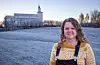 Sissel Elisabeth Fjellsbø har funne seg godt til rette i den nye jobben som trusformidlar i Sveio. Foto: Einar Vestvik