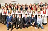 Alle plakettmottakarane som var på plakettfesten til Hordaland 4H. Foto: Øyvind Sæbø, Vassbrekko Foto