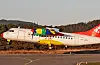 DAT flyg i dag 16 rundturar per veke på Osloruta med flytypen ATR-42 som har 48 passasjerseter. Foto: Thomas A. Hjelmen